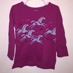 Tea Collection Bouquet Dakota Horses Tunic